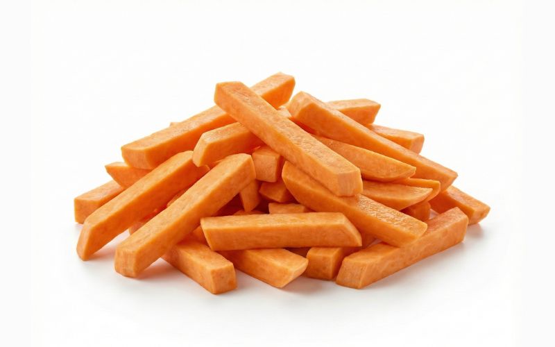 Frites de Patate Douce Crues